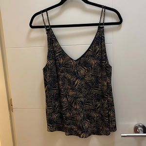 Gentle Fawn tank top in navy and gold